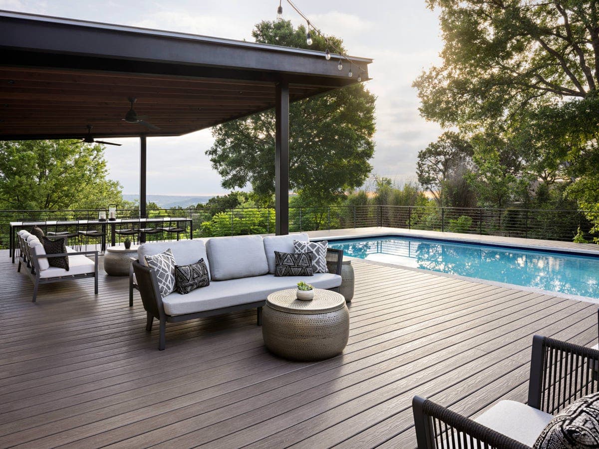 Composite decking installation in Rixeyville, VA